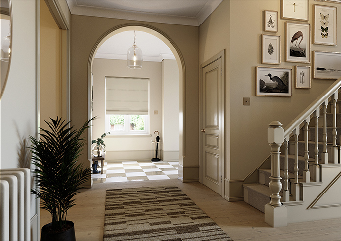 Astoria, Buttermilk - Roman Blind - Image 6